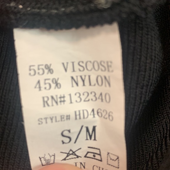 Hot & Delicious Black Dress S/M - Picture 4 of 4